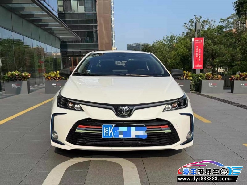 21年丰田卡罗拉轿车抵押车出售