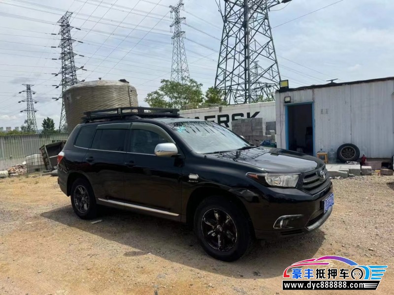 13年丰田汉兰达轿车抵押车出售