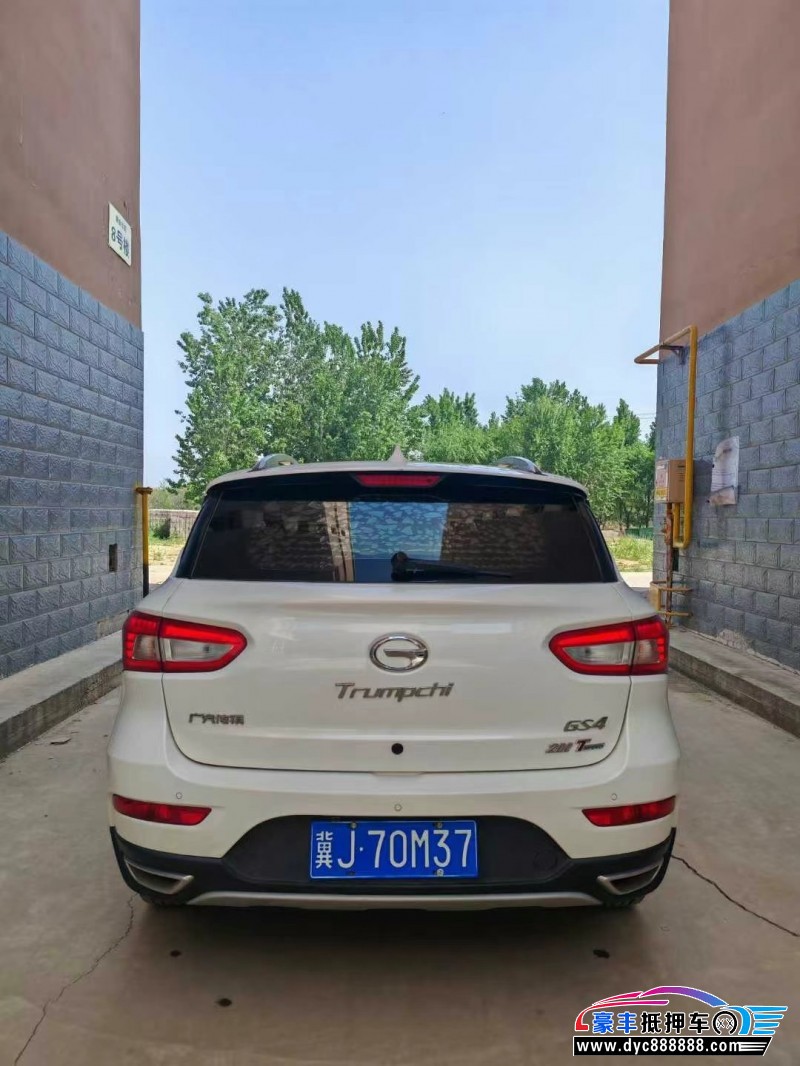 17年传祺GS4SUV抵押车出售