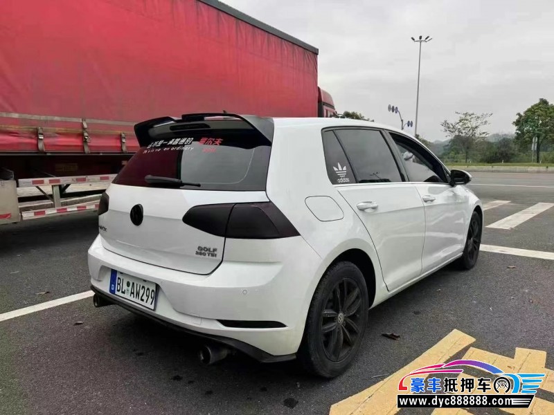 19年大众高尔夫轿车抵押车出售