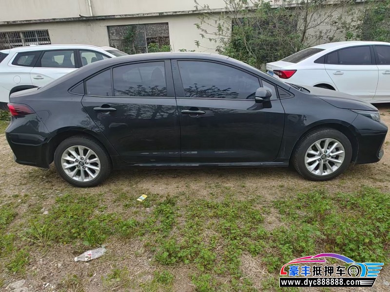 23年丰田卡罗拉轿车抵押车出售