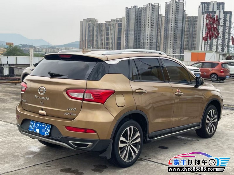 15年传祺GS4轿车抵押车出售