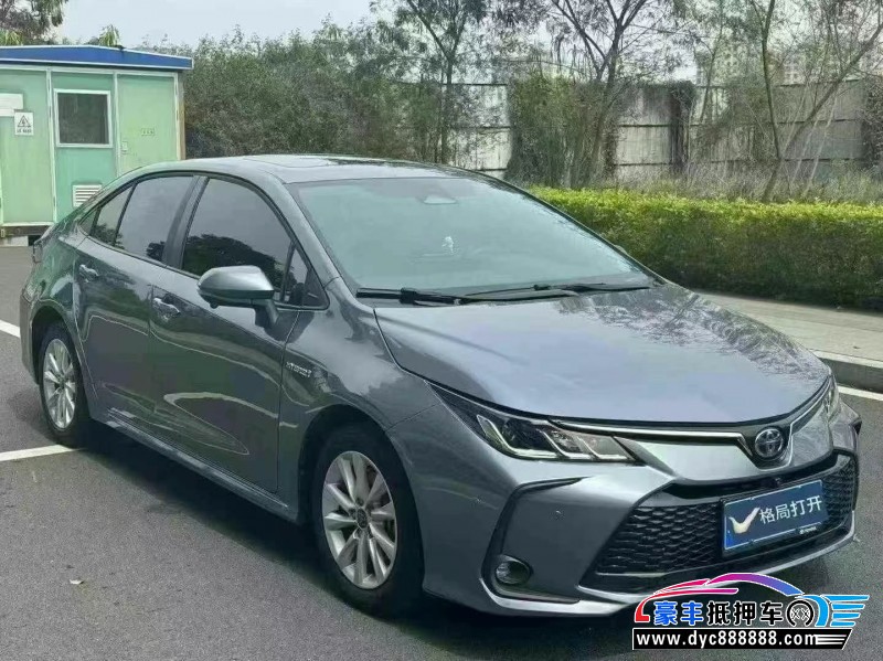 23年丰田卡罗拉轿车抵押车出售