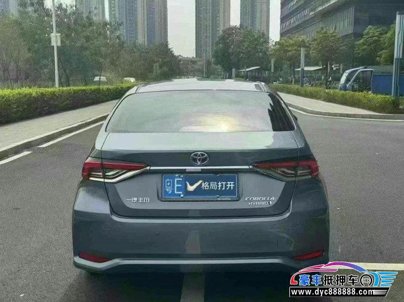 23年丰田卡罗拉轿车抵押车出售