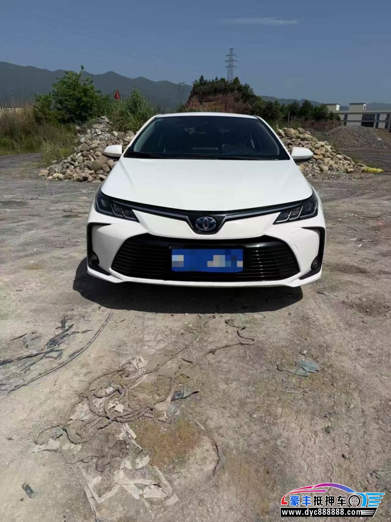 22年丰田卡罗拉轿车抵押车出售