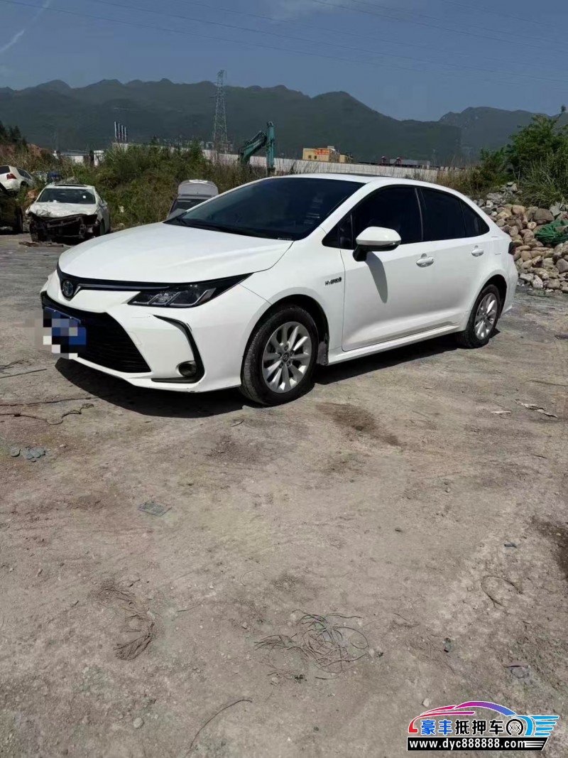 22年丰田卡罗拉轿车抵押车出售