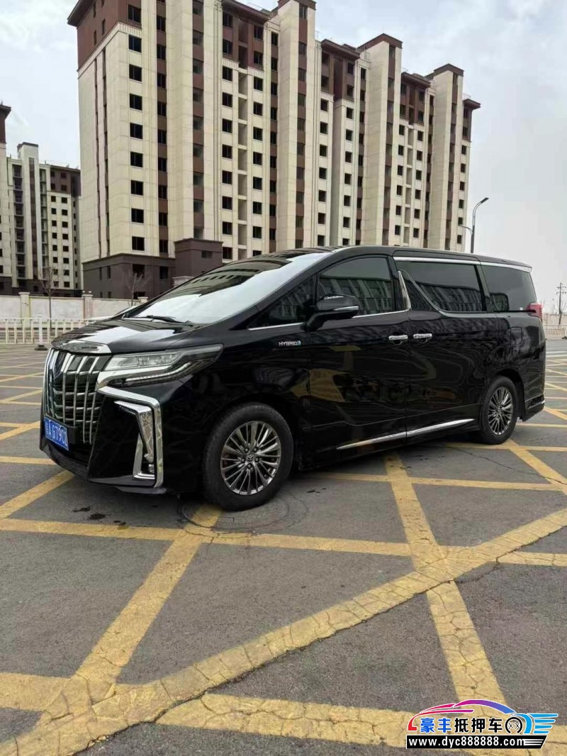 19年丰田埃尔法轿车抵押车出售