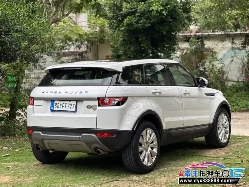 15年路虎揽胜极光轿车抵押车出售