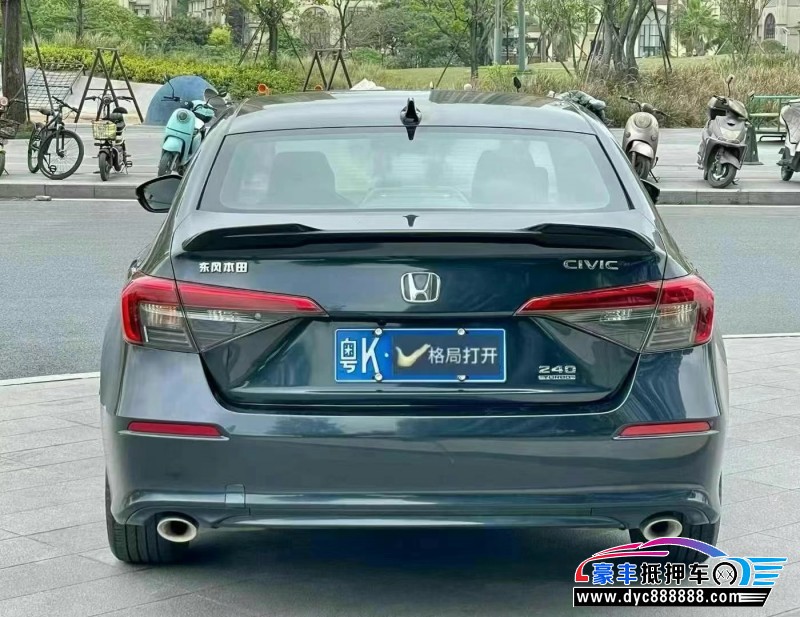 22年本田思域轿车抵押车出售