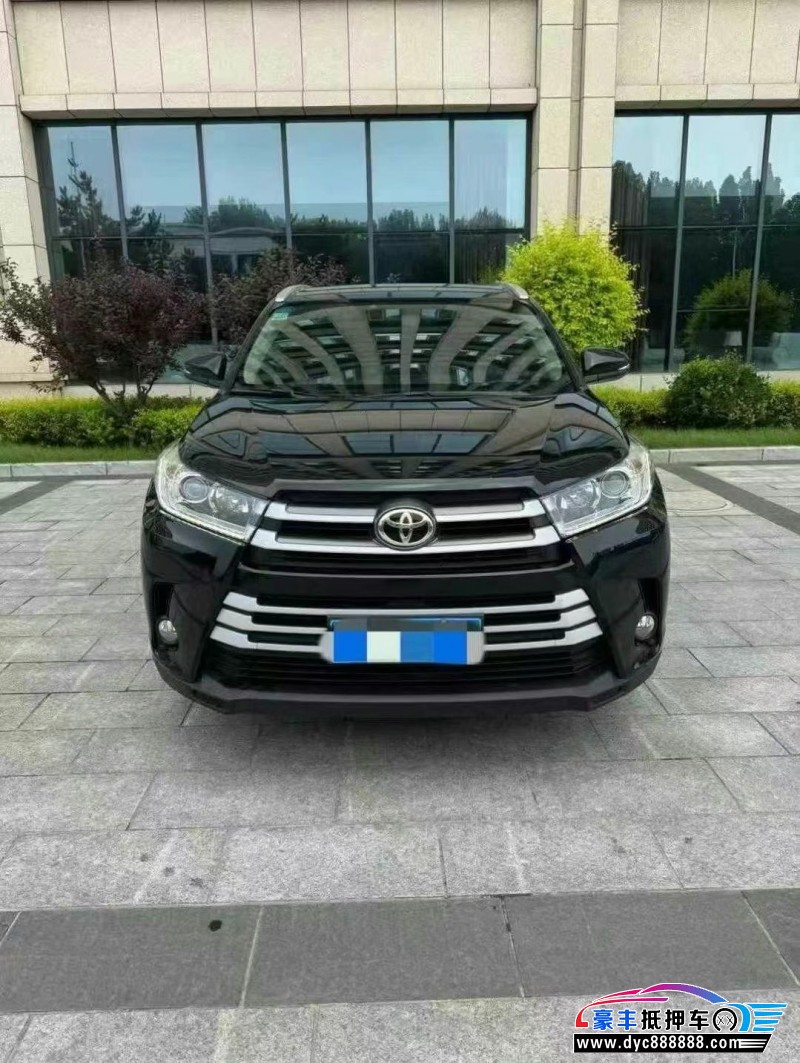 19年丰田汉兰达轿车抵押车出售