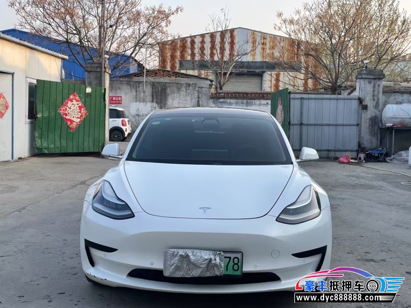 20年特斯拉MODEL 3轿车抵押车出售