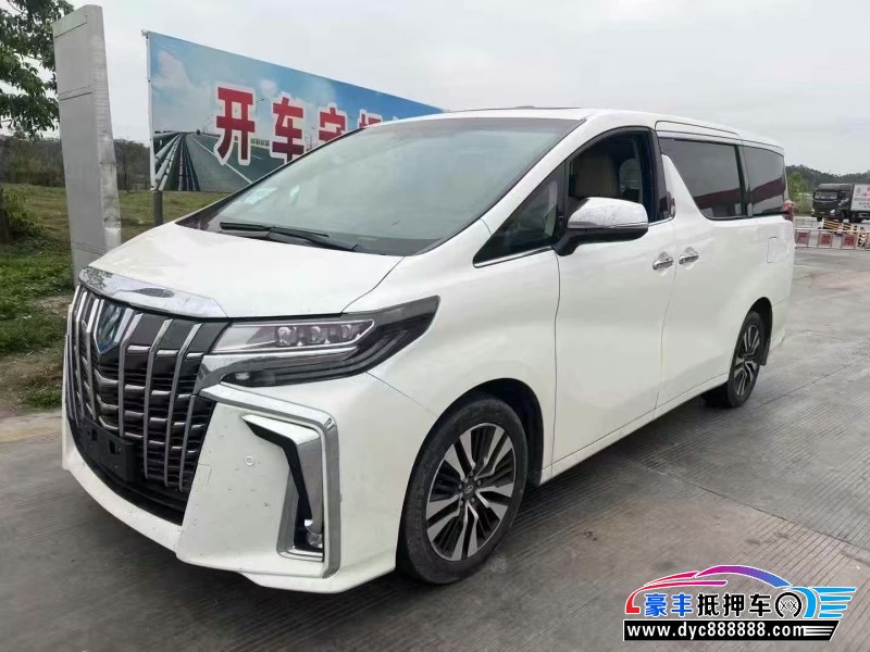 18年丰田埃尔法轿车抵押车出售