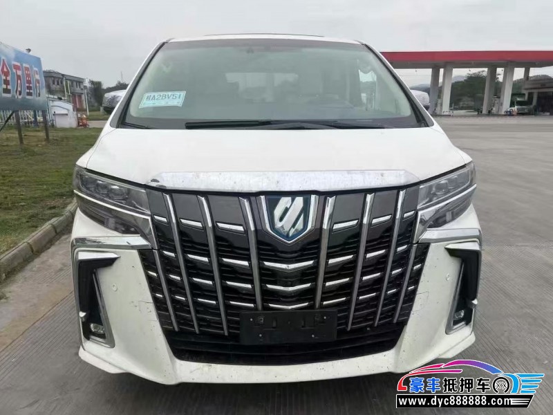 18年丰田埃尔法轿车抵押车出售