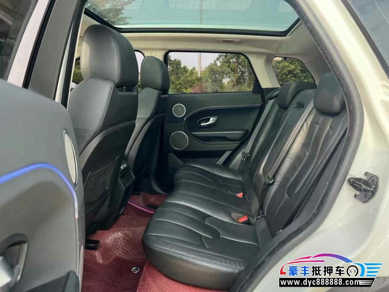 15年路虎揽胜极光SUV抵押车出售