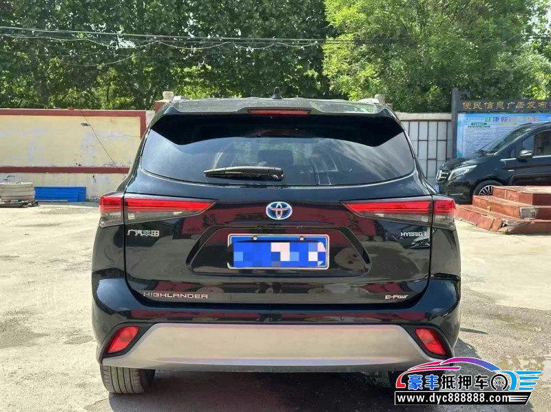 21年丰田汉兰达轿车抵押车出售