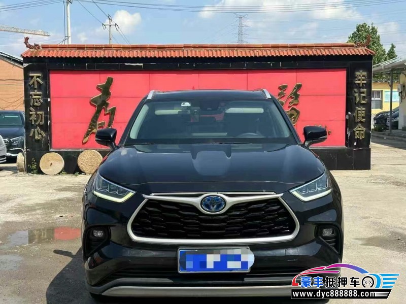 21年丰田汉兰达轿车抵押车出售