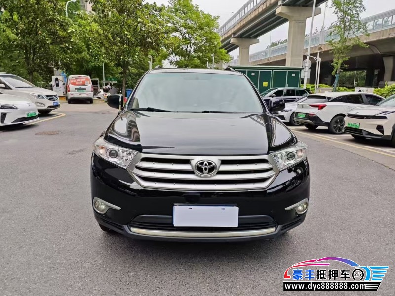 14年丰田汉兰达轿车抵押车出售