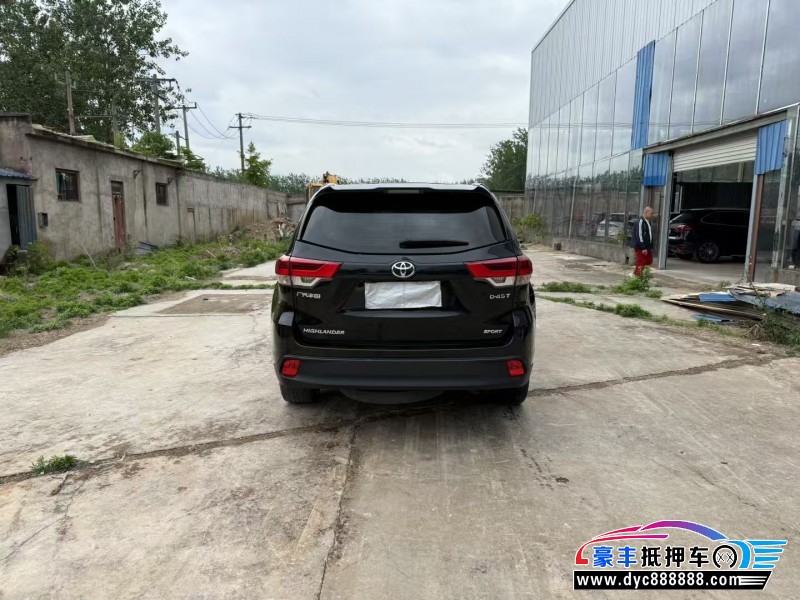 21年丰田汉兰达轿车抵押车出售