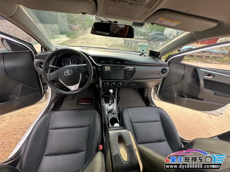 18年丰田卡罗拉轿车抵押车出售