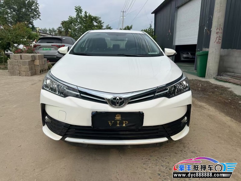 18年丰田卡罗拉轿车抵押车出售