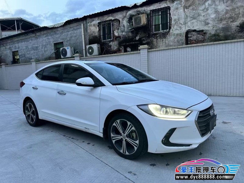 18年现代领动轿车抵押车出售