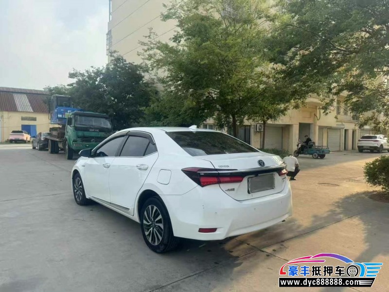 18年丰田卡罗拉轿车抵押车出售