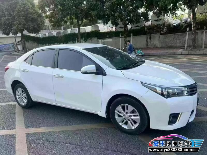 16年丰田卡罗拉轿车抵押车出售