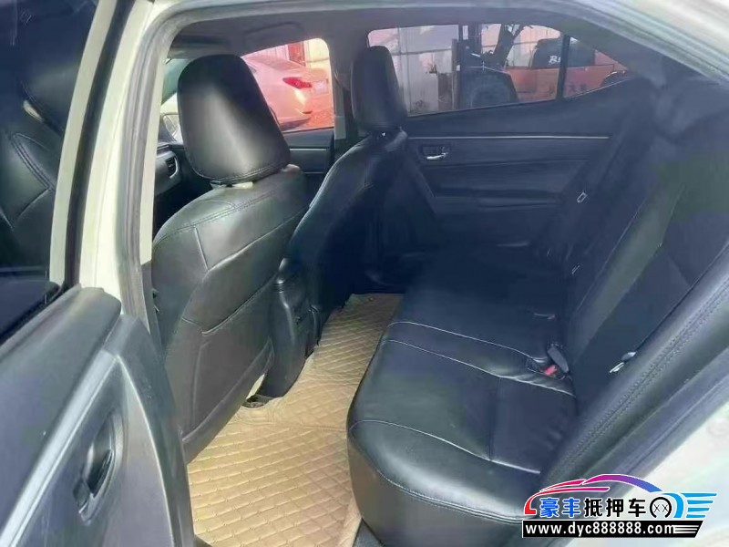 16年丰田卡罗拉轿车抵押车出售