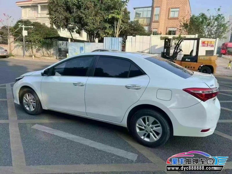 16年丰田卡罗拉轿车抵押车出售