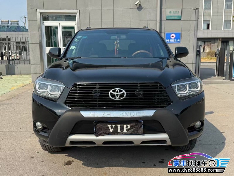 11年丰田汉兰达轿车抵押车出售