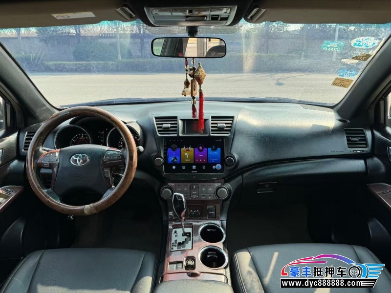 11年丰田汉兰达轿车抵押车出售