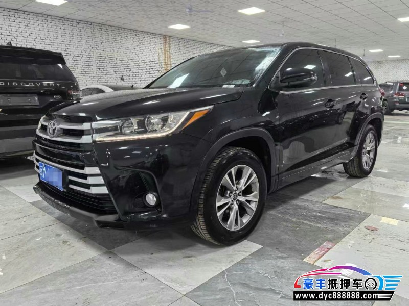 19年丰田汉兰达轿车抵押车出售