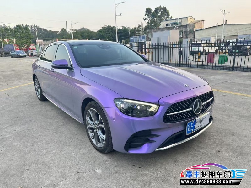 21年奔驰E轿车抵押车出售