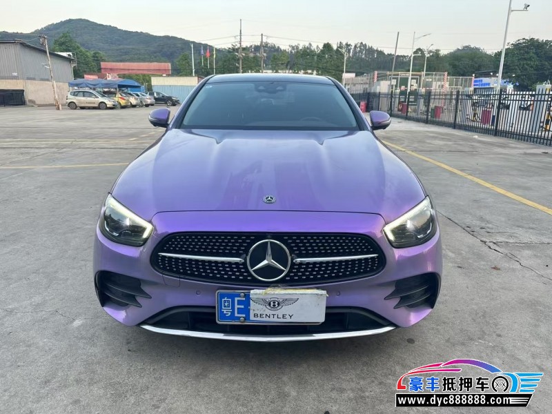 21年奔驰E轿车抵押车出售