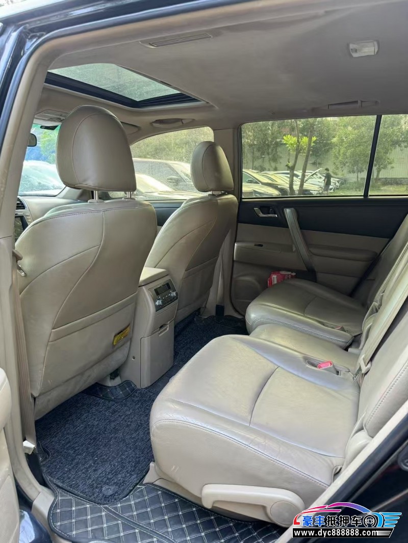 13年丰田汉兰达SUV抵押车出售