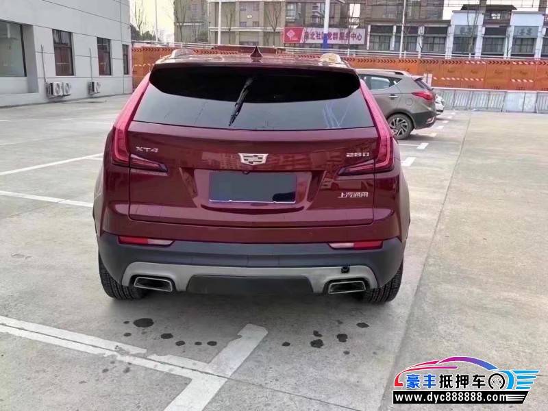 19年凯迪拉克XT4轿车抵押车出售
