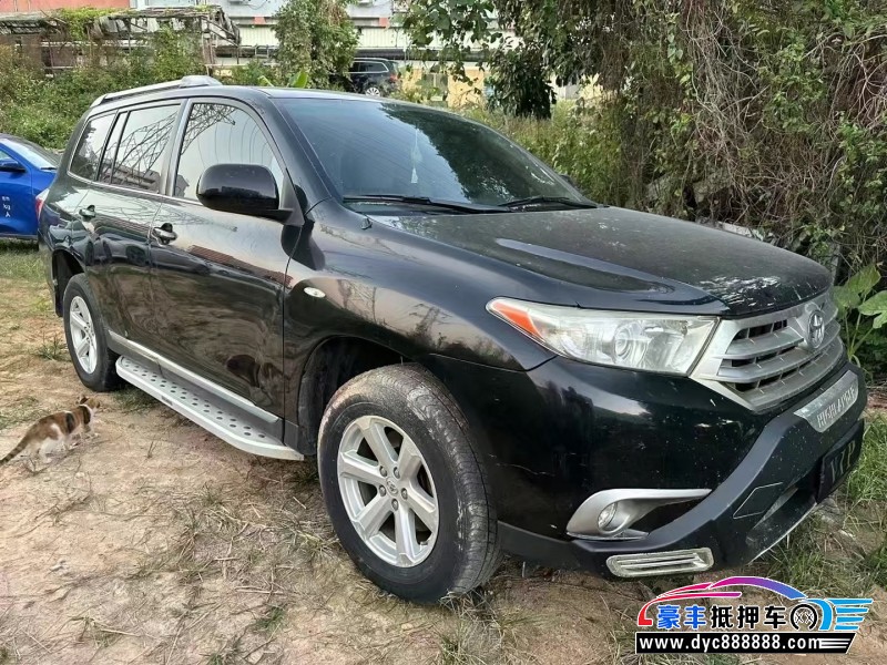 13年丰田汉兰达轿车抵押车出售