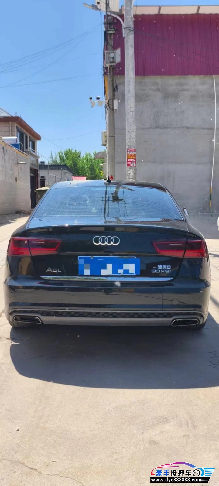 18年奥迪A6L轿车抵押车出售