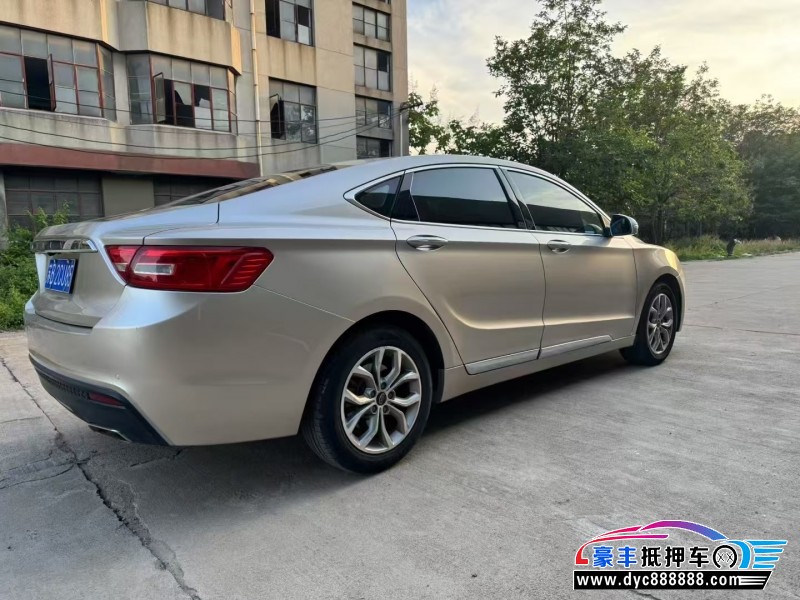 16年吉利博瑞轿车抵押车出售