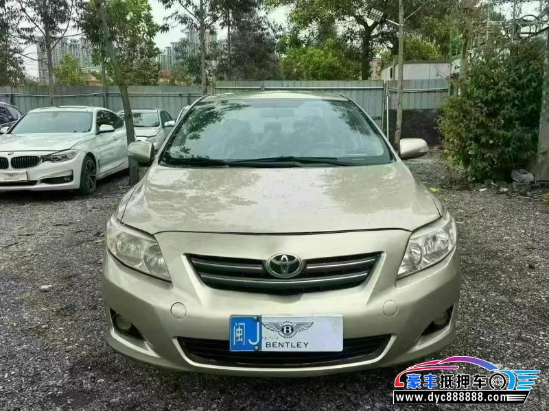 10年丰田卡罗拉轿车抵押车出售