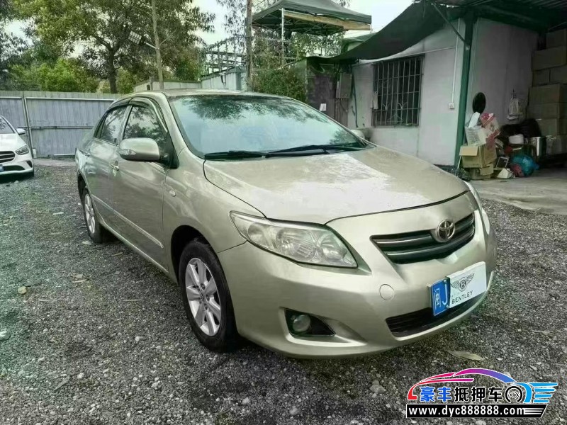10年丰田卡罗拉轿车抵押车出售
