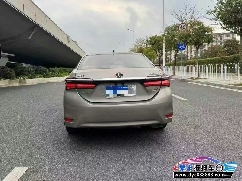 18年丰田卡罗拉轿车抵押车出售