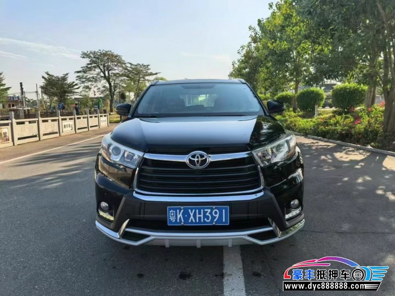 16年丰田汉兰达轿车抵押车出售