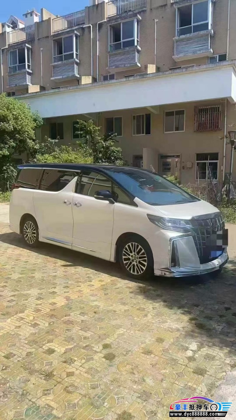 15年丰田埃尔法轿车抵押车出售