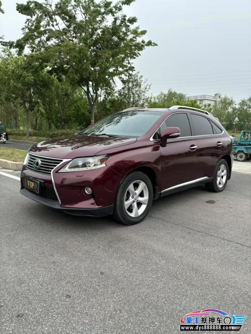 12年雷克萨斯RX轿车抵押车出售