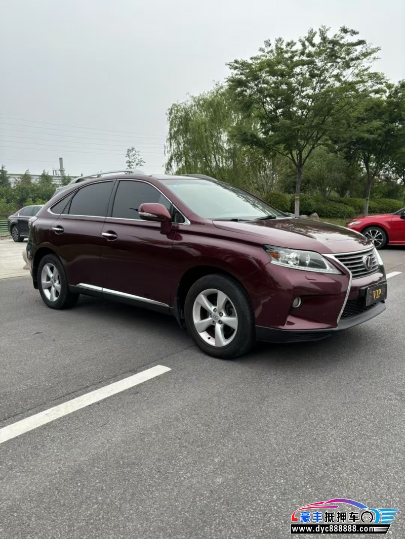 12年雷克萨斯RX轿车抵押车出售