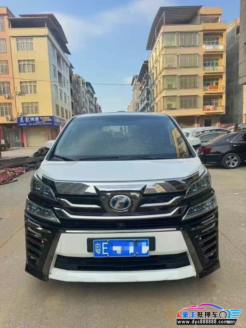 20年丰田威尔法轿车抵押车出售