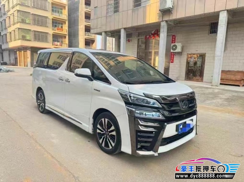 20年丰田威尔法轿车抵押车出售