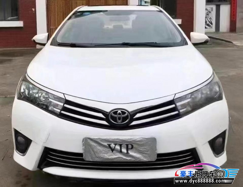 15年丰田卡罗拉轿车抵押车出售