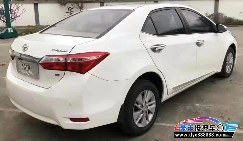 15年丰田卡罗拉轿车抵押车出售